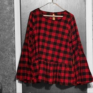 🖤❤️Super Cute Plaid Top 🖤❣️